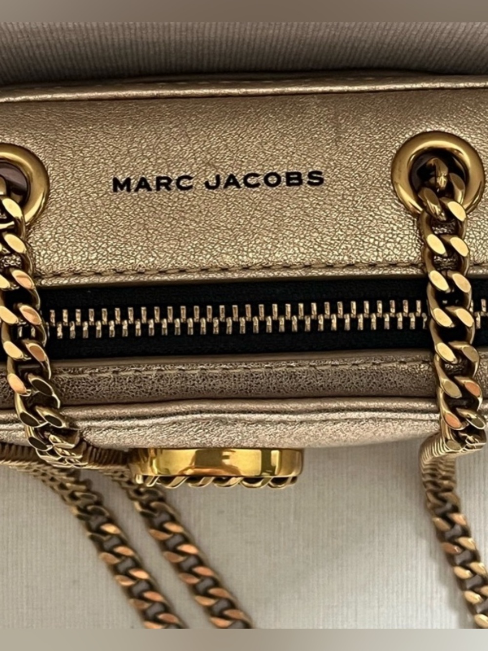Mark Jacob glam shot soft gold leather - Picture 6 of 15